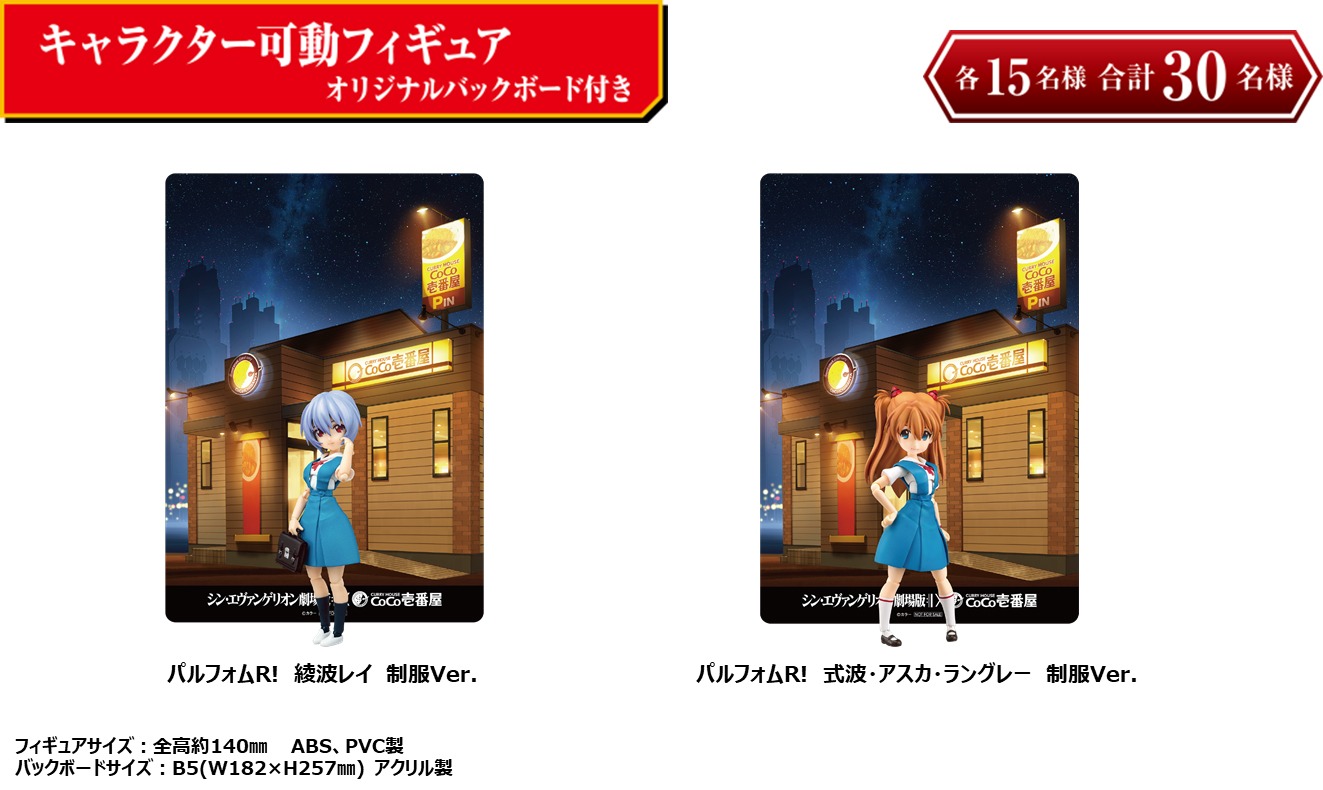 キャラクター可動フィギュア オリジナルバックボード付き（全2種）