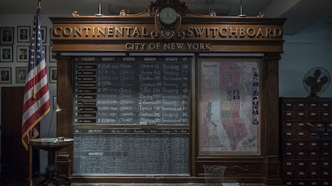 映画公式アカウントが配布した「ジョン・ウィック：パラベラム」の背景素材。