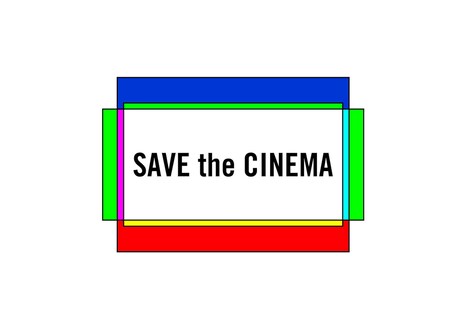 「SAVE the CINEMA」ロゴ(デザイン:COMPOUND inc.代表 小田雄太)