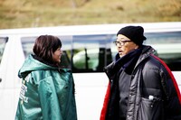 「カラフルな細いパイプ」メイキング写真