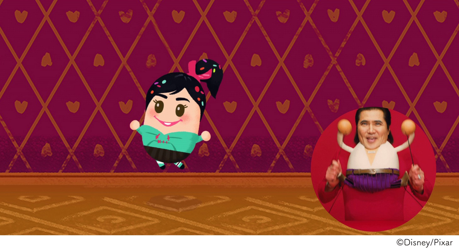 「ディズニー マイリトルドール」新CMの放送を気炎したチュートリアル動画より。