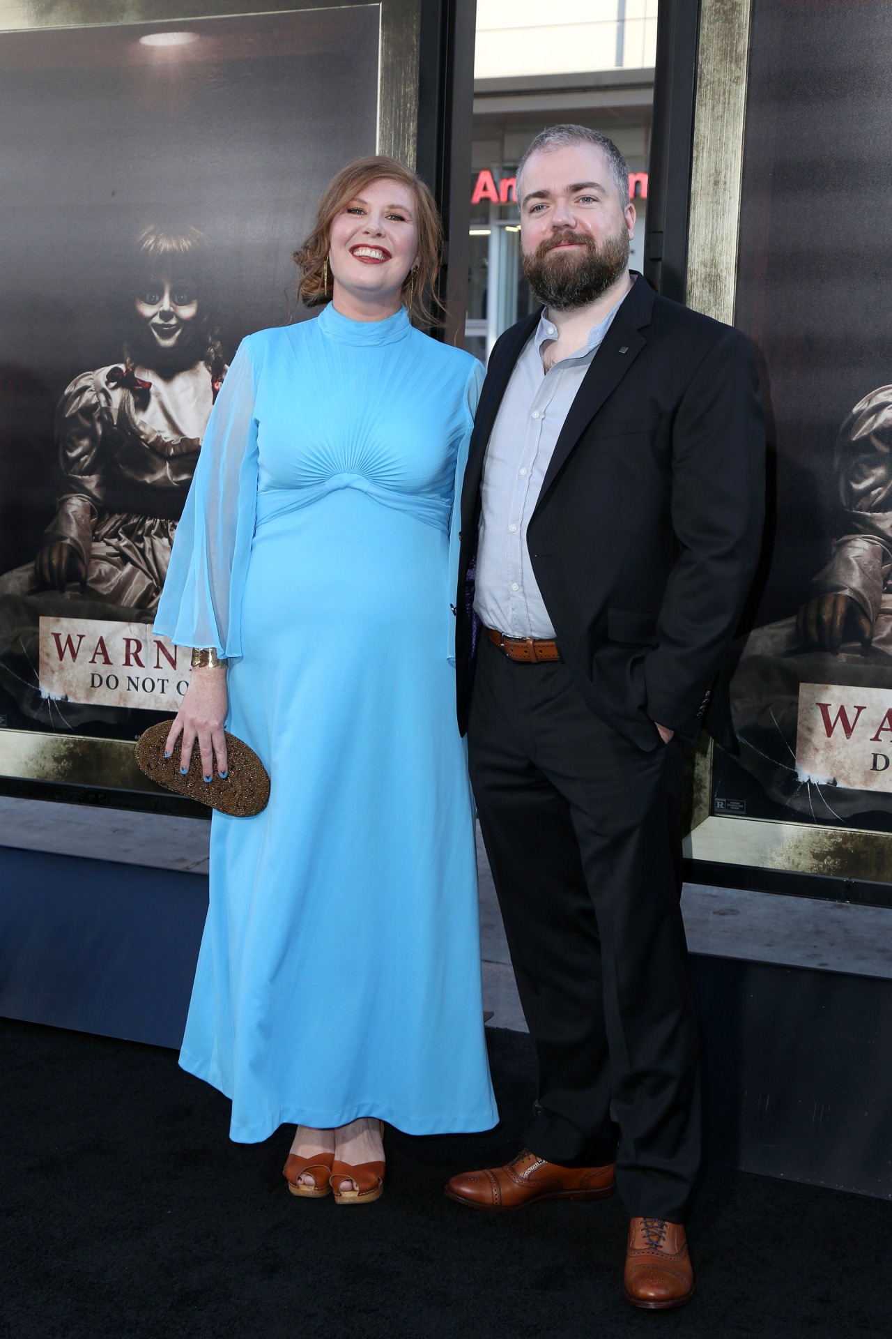 左からロッタ・ロステン、デヴィッド・F・サンドバーグ。（写真提供：2017 Kathy Hutchins / Hutchins Photo / Newscom / ゼータ イメージ）