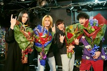 左から栗原類、藤井流星、神山智洋、吉田健悟。