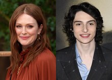 左からジュリアン・ムーア、フィン・ヴォルフハルト。（写真提供：Abaca Press / Marechal Aurore / Abaca/Sipa USA / Newscom / ゼータ イメージ、Admedia, Inc / Billy Bennight / AdMedia / Sipa USA / Newscom / ゼータ イメージ）