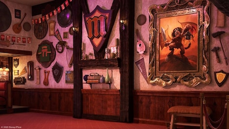 ディズニー・スタジオ(アニメーション)公式Twitterアカウントが配布した「2分の1の魔法」背景素材。