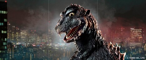 「ゴジラ」公式Twitterアカウントが配布している背景素材。