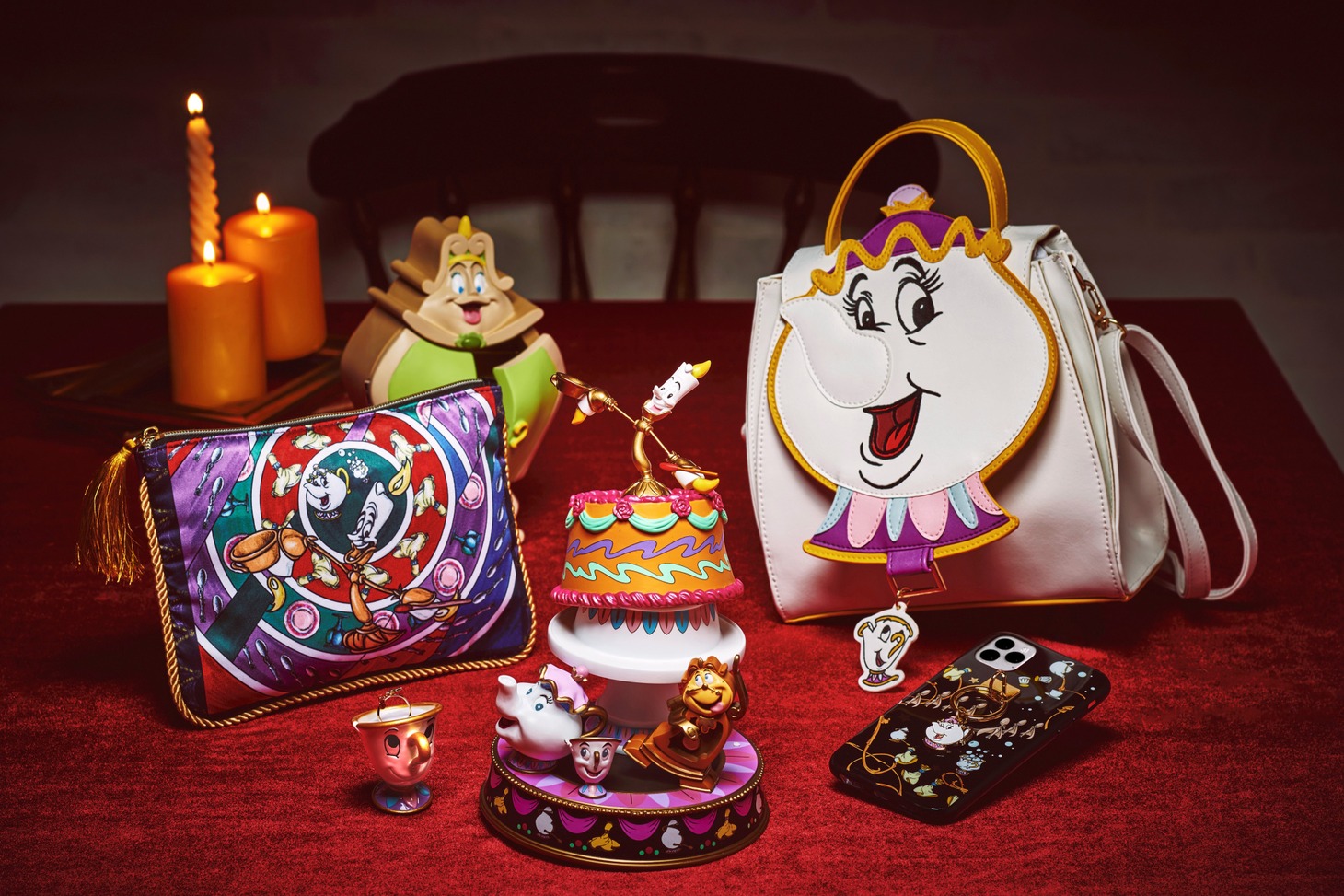 「Be Our Guest」シリーズアイテムの一部。