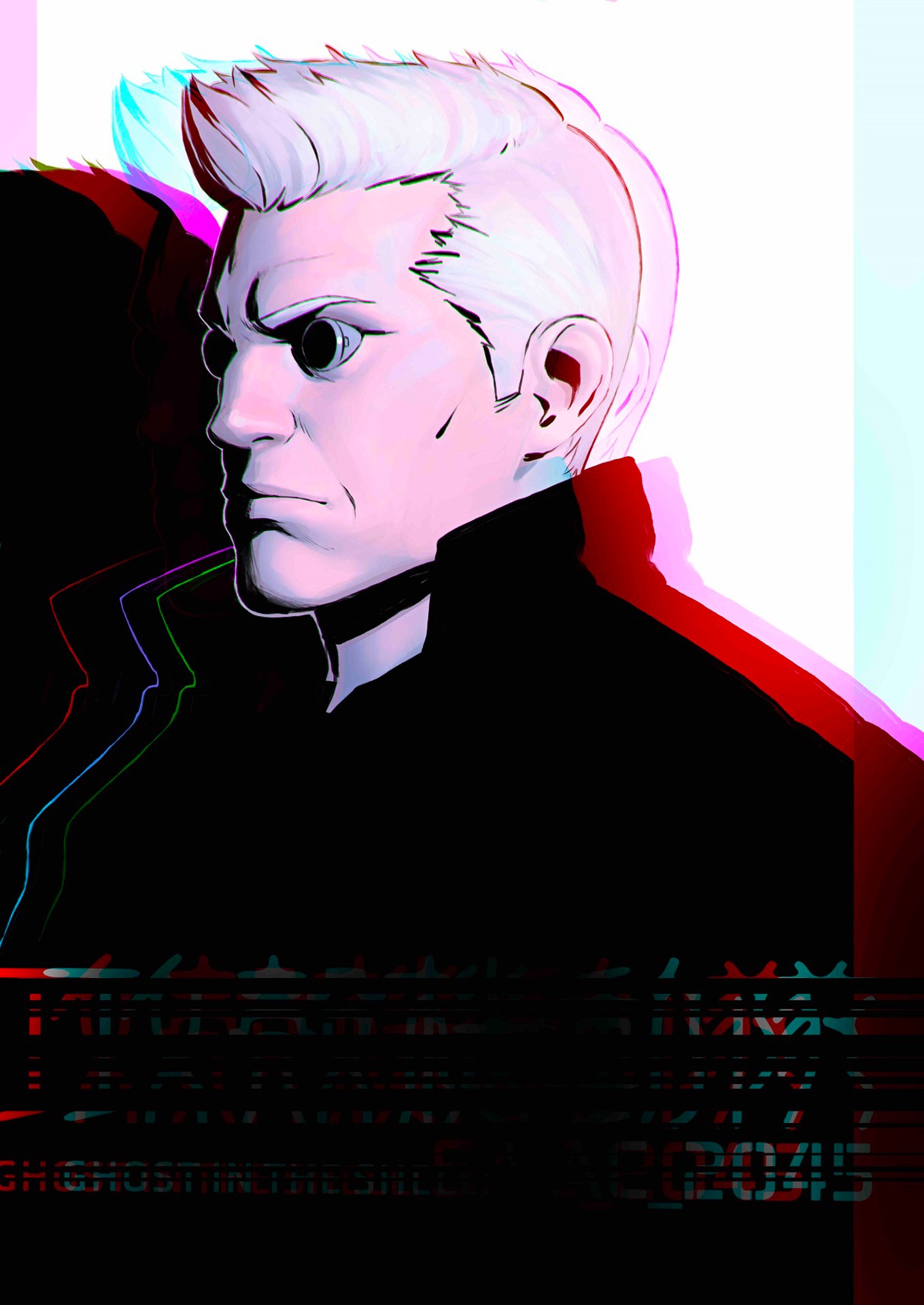 キャラクターアートのバトーバージョン。
