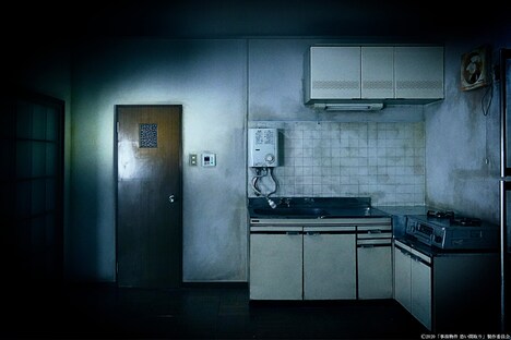 「事故物件 恐い間取り（仮）」公式Twitterアカウントが配布している背景素材。