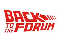 「BACK TO THE FORUM」Tシャツデザイン
