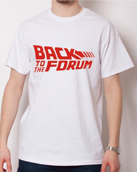 「BACK TO THE FORUM／ホワイト」（税込3000円）