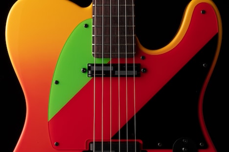 「2020 EVANGELION ASUKA TELECASTER」の一部。