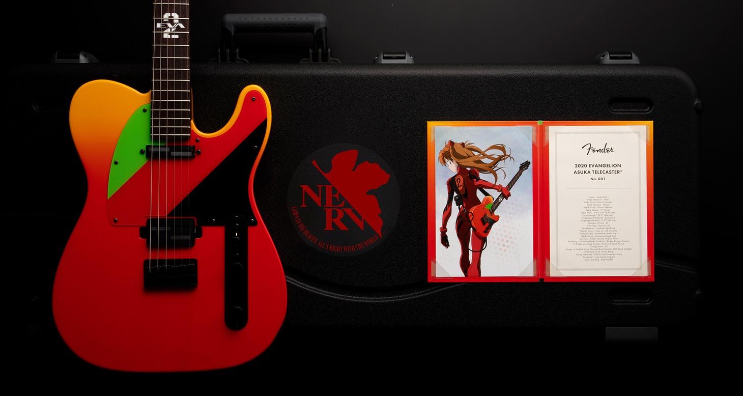 「2020 EVANGELION ASUKA TELECASTER」イメージ
