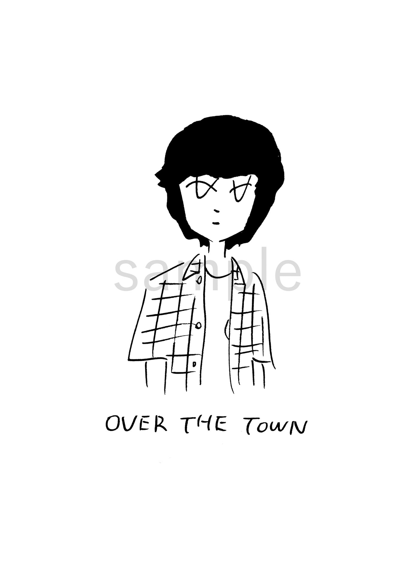 大橋裕之によるTシャツのイラスト。