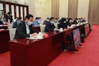 国家電影局ビデオ会議の様子。