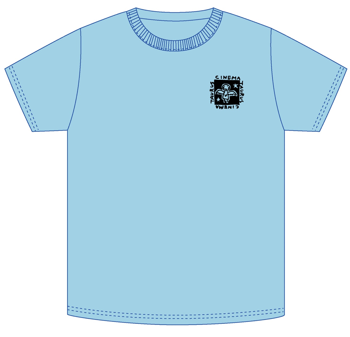 オリジナルTシャツ・ブルー（税込3300円）