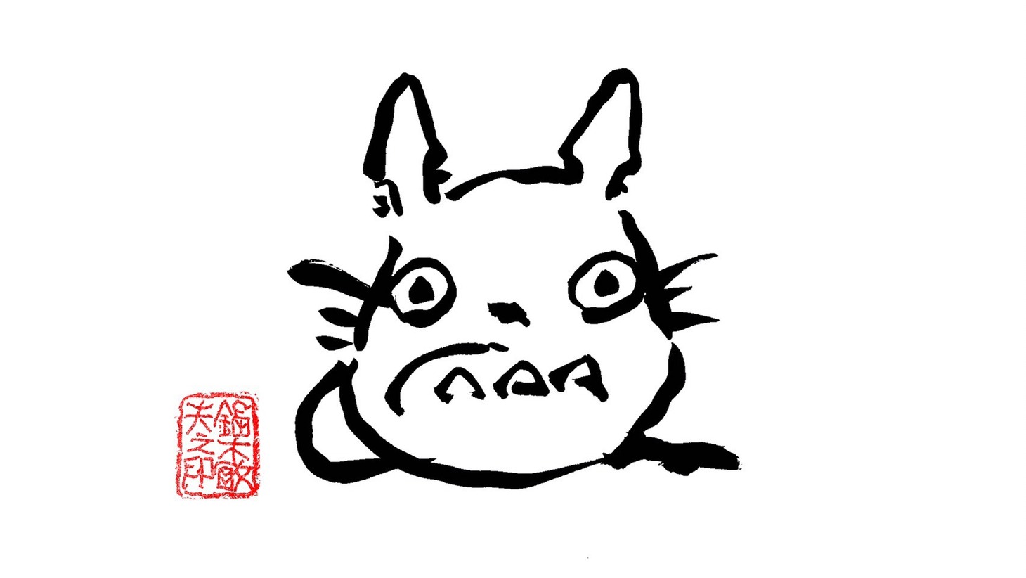 鈴木敏夫が描いたトトロ。