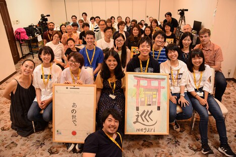 「ユース映画制作ワークショップ」の様子。