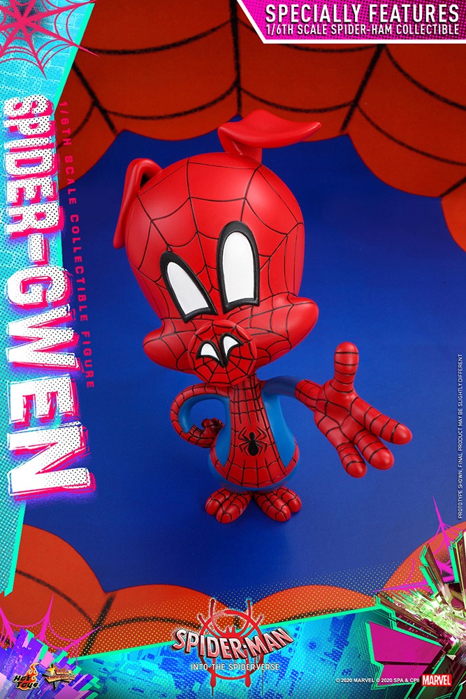 付属のスパイダー・ハムフィギュア。