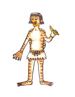 河童のイラスト。