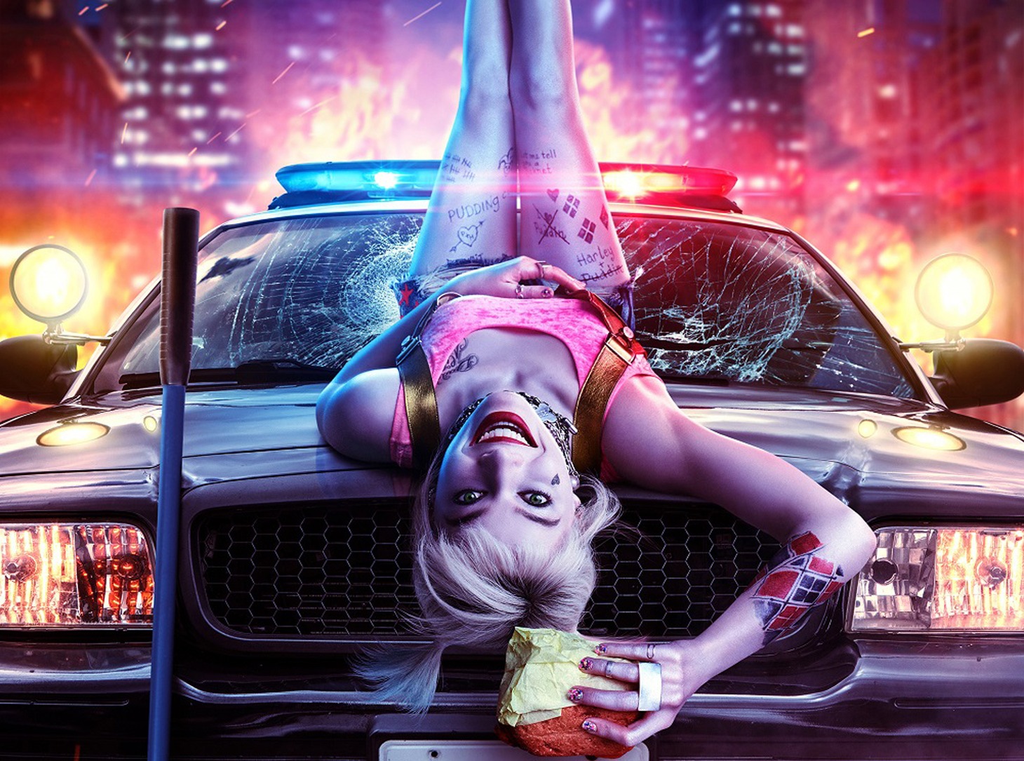 「ハーレイ・クインの華麗なる覚醒 BIRDS OF PREY」ビジュアル