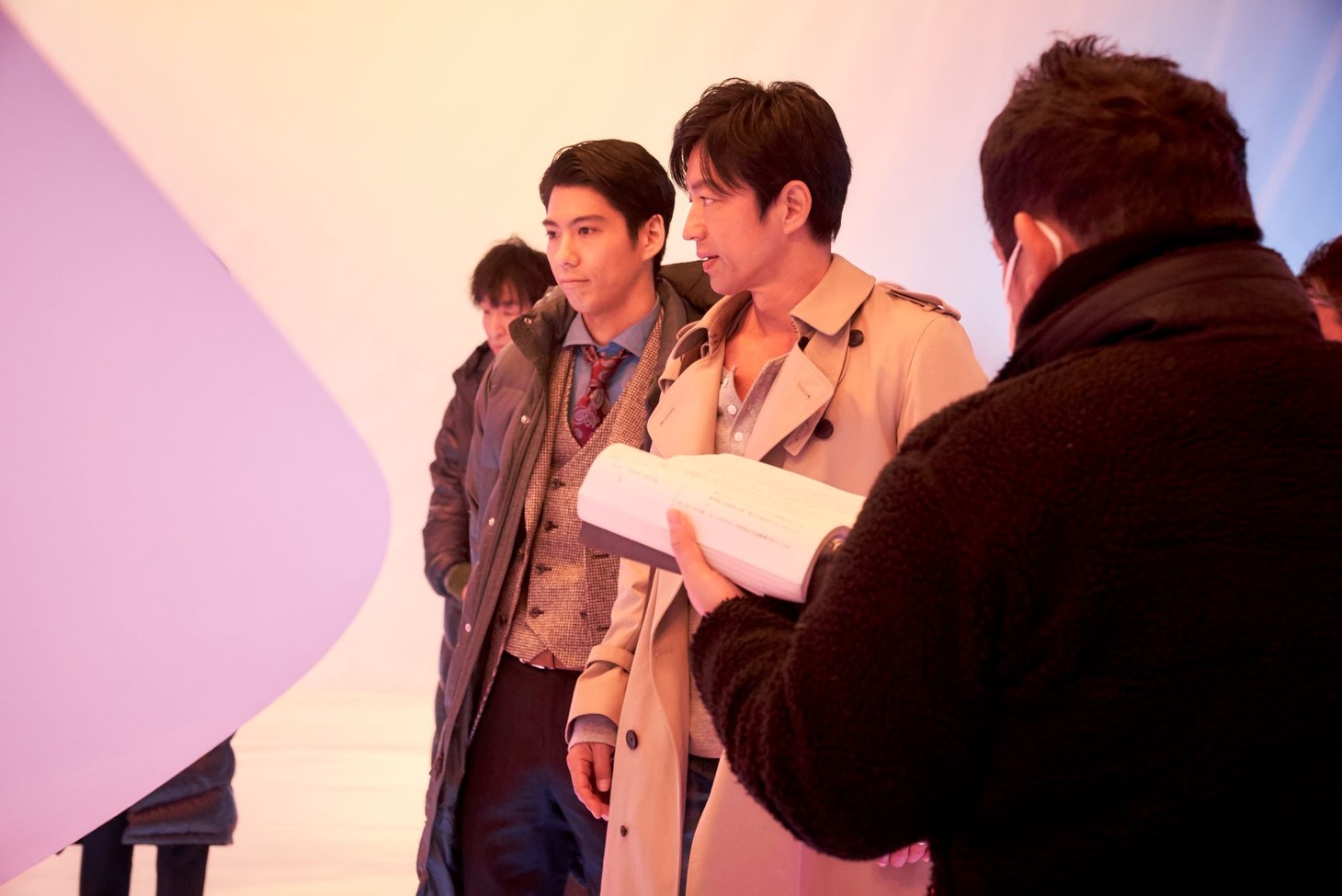 「AI崩壊」メイキング写真