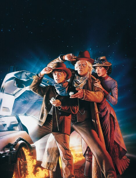 「バック・トゥ・ザ・フューチャーPART3」ビジュアル (c)1990 Universal City Studios, Inc. All Rights Reserved.