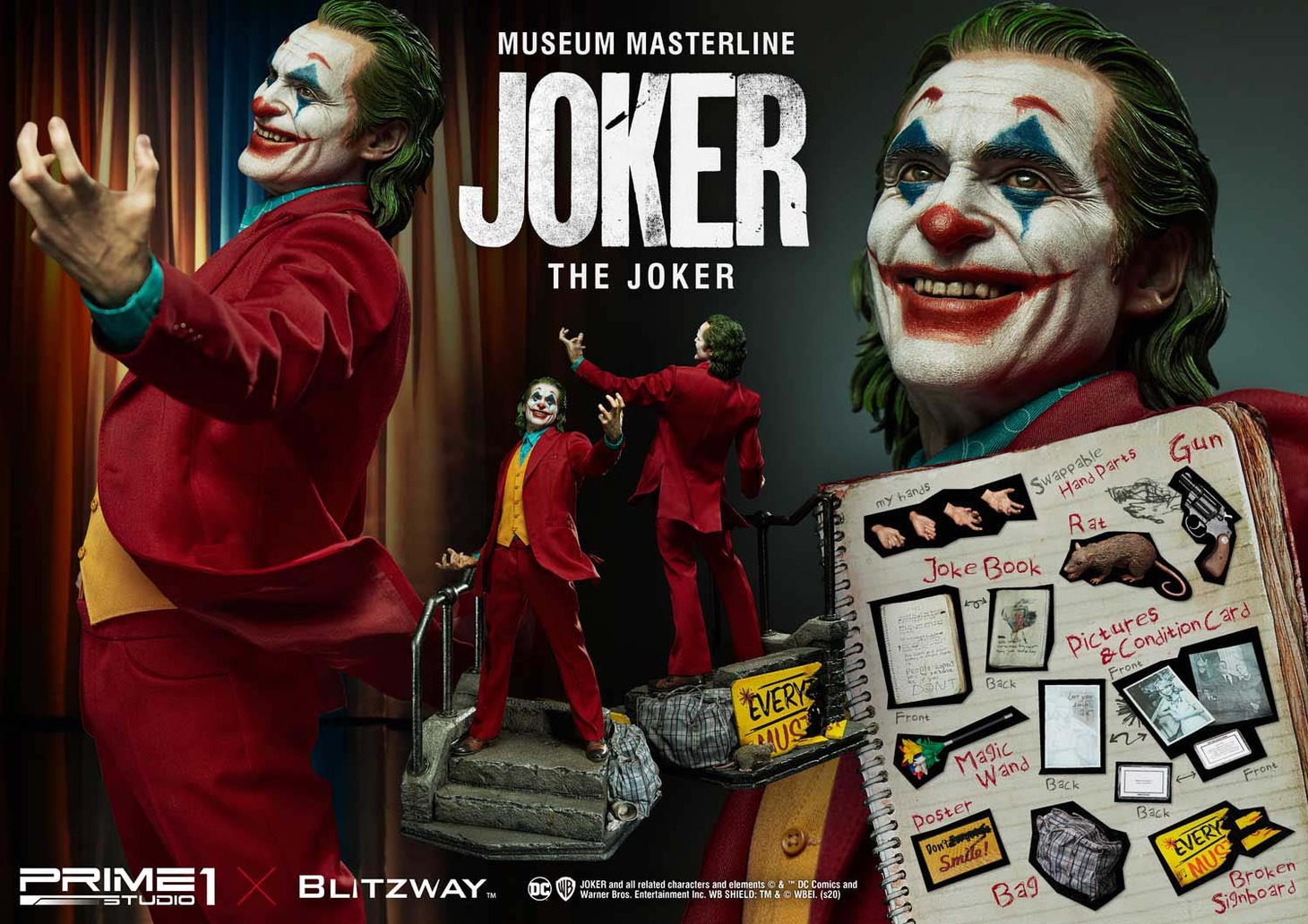 「ミュージアムマスターライン / JOKER: ジョーカー 1/3 スタチュー」