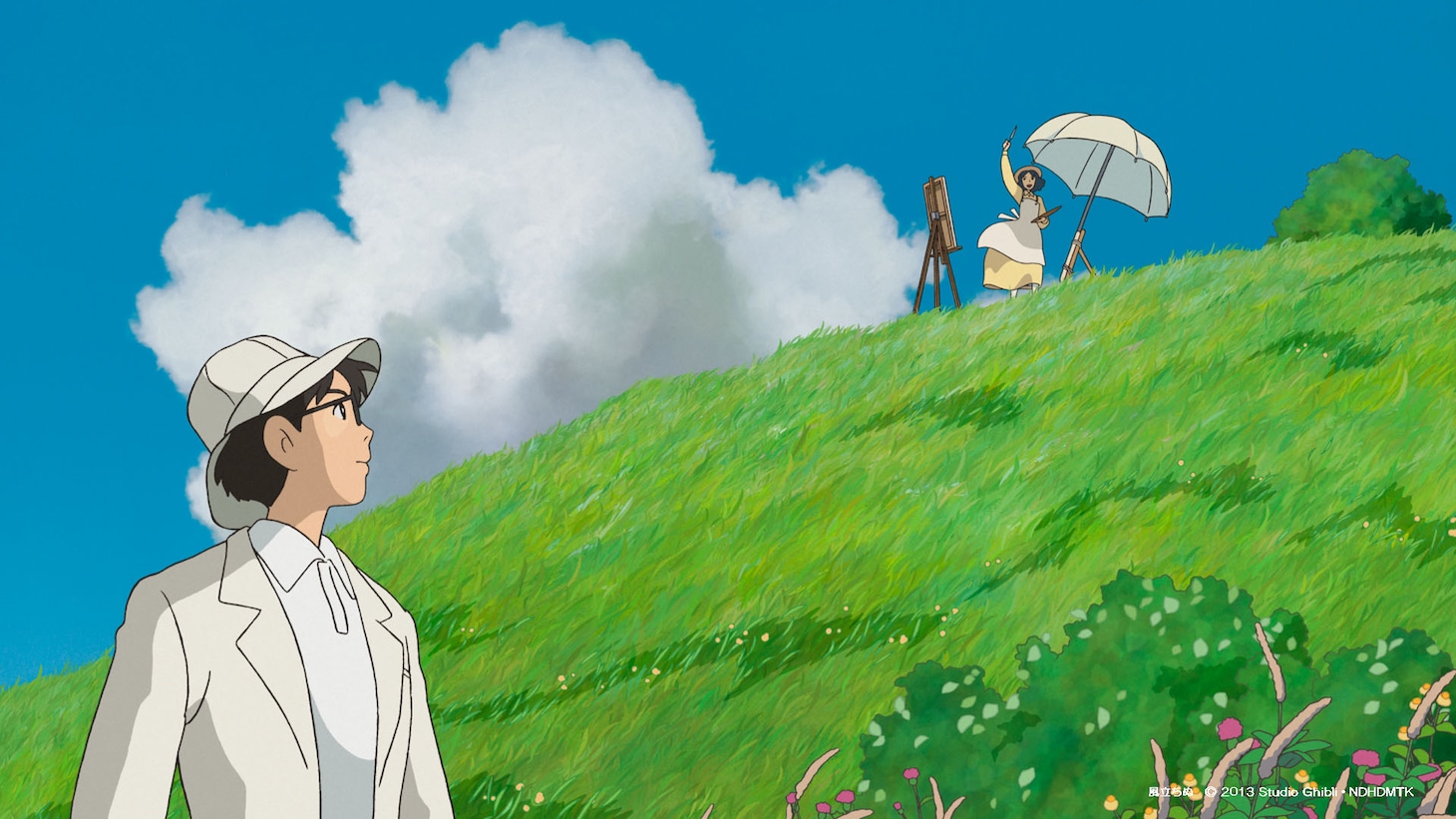 「風立ちぬ」の背景素材。(c)Studio Ghibli
