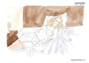 「ランジェリー・イン・シネマ～下着が語るヒロインのストーリー～」より、「昼顔」のイラスト。