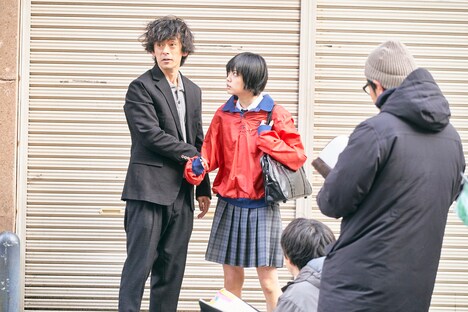 「さんかく窓の外側は夜」メイキング写真