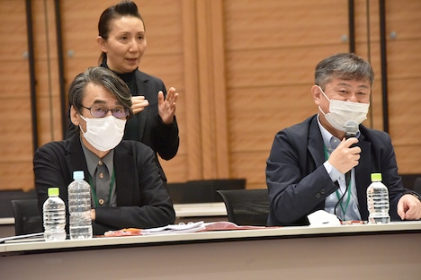 左から諏訪敦彦、北條誠人。