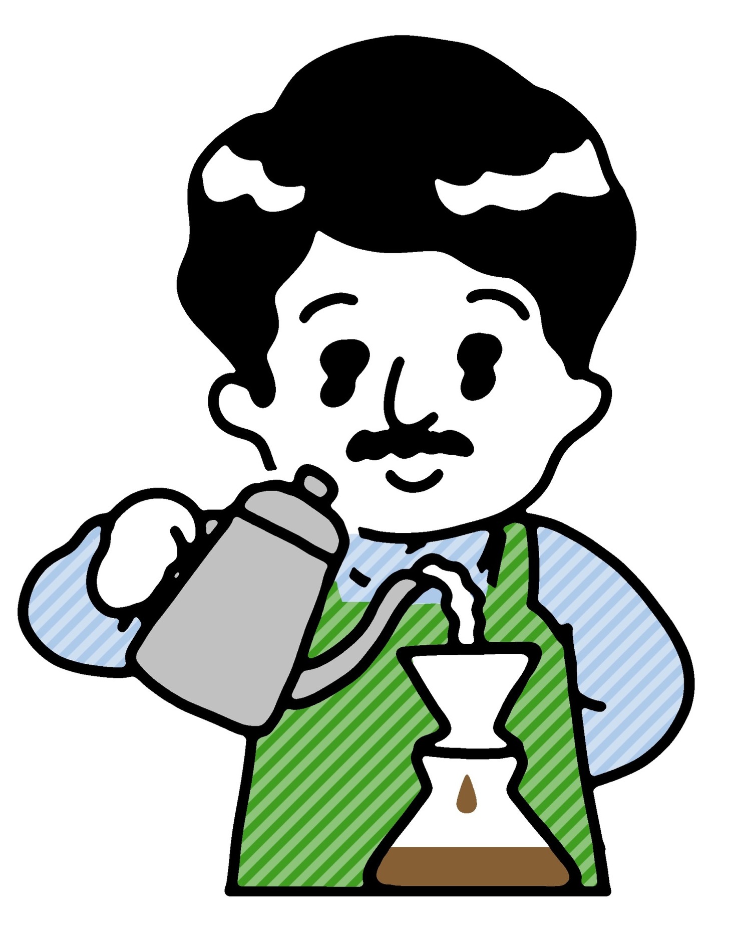 じわじわ封切りキャンペーンのイラスト。
