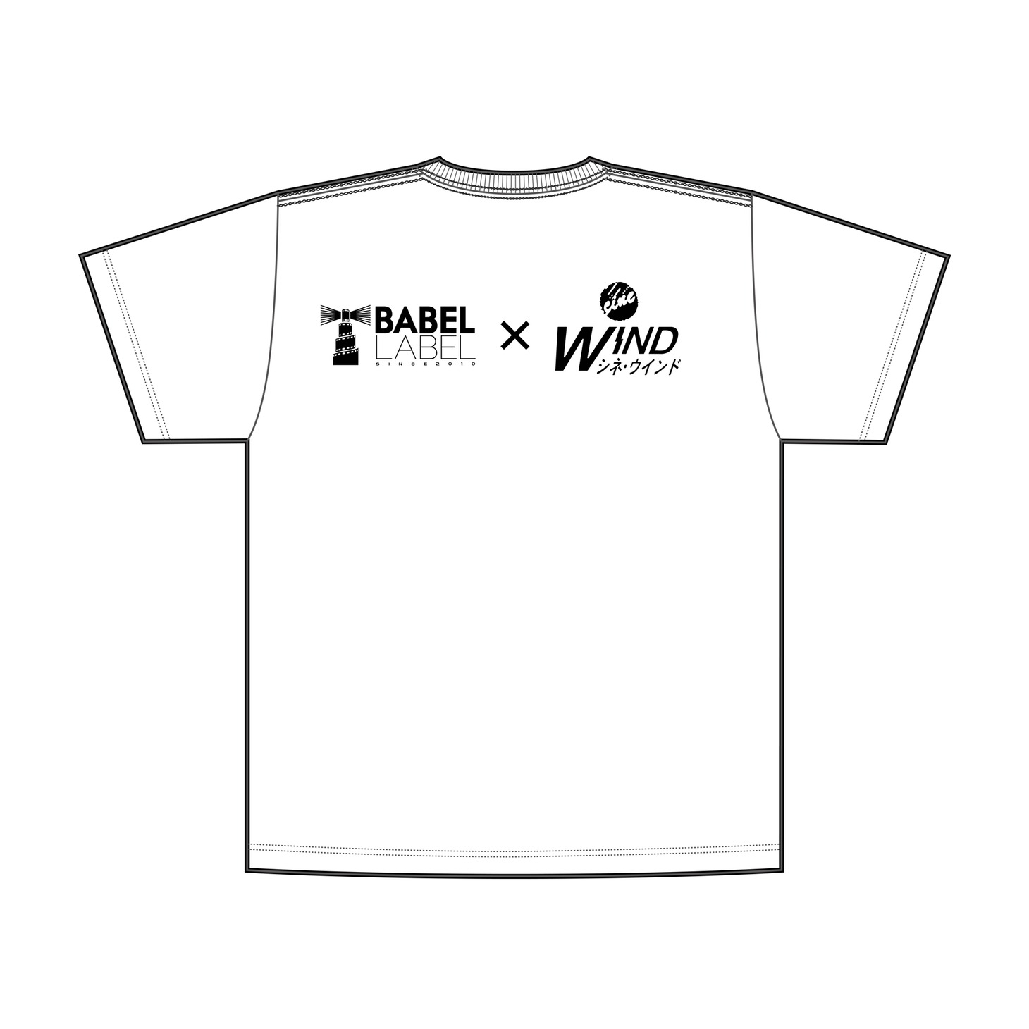 「藤井道人×新潟シネ・ウインド オリジナルTシャツ」白背面