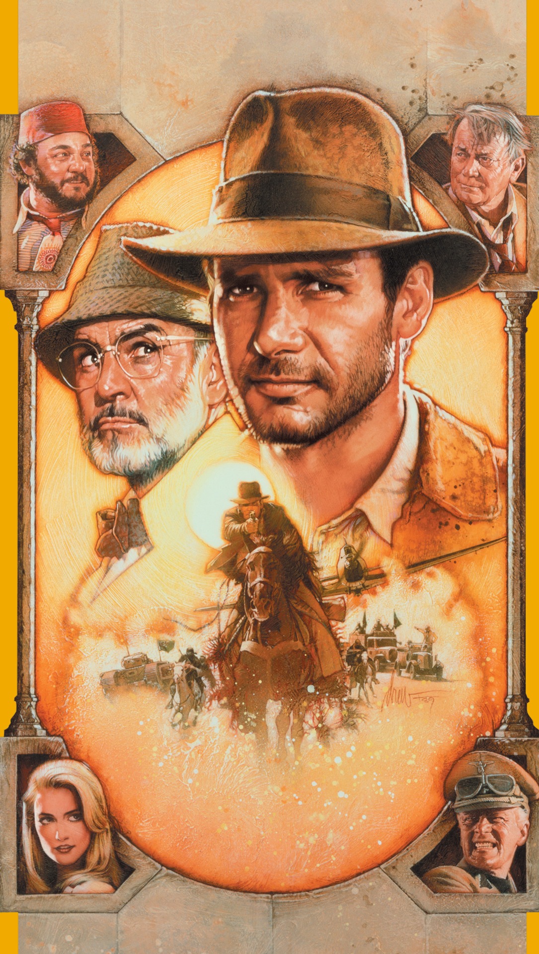 「インディ・ジョーンズ 最後の聖戦」キーアート TM & (c) 1989, 2020 Lucasfilm Ltd. All Rights Reserved. Used Under Authorization.