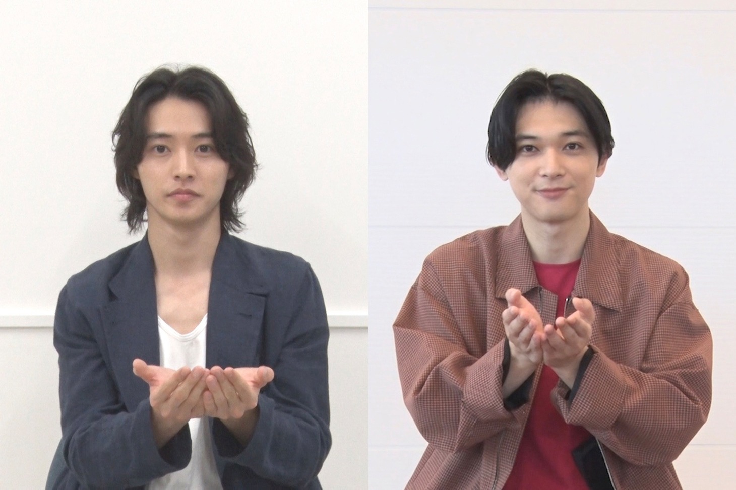左から山崎賢人、吉沢亮。