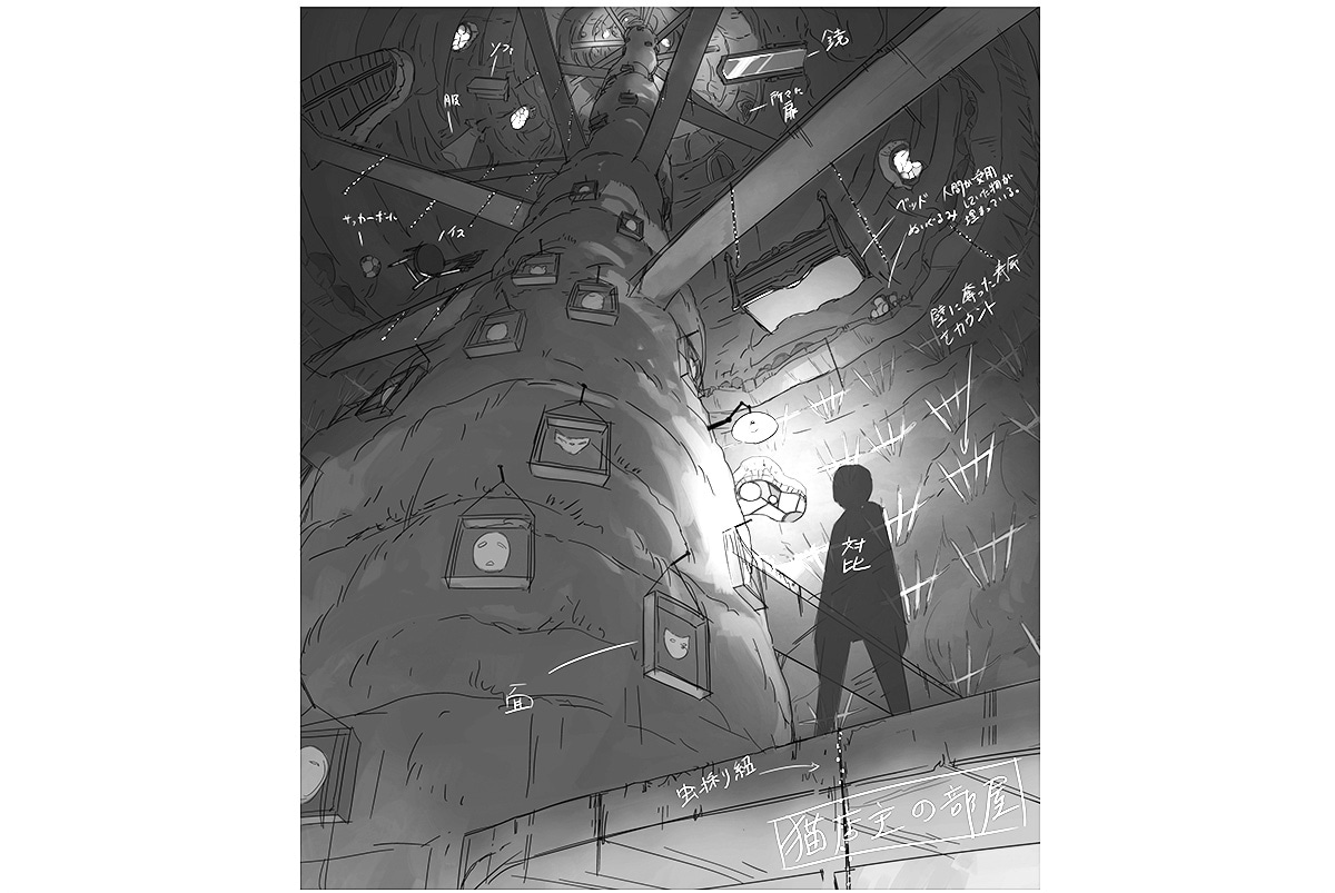 「泣きたい私は猫をかぶる」設定画