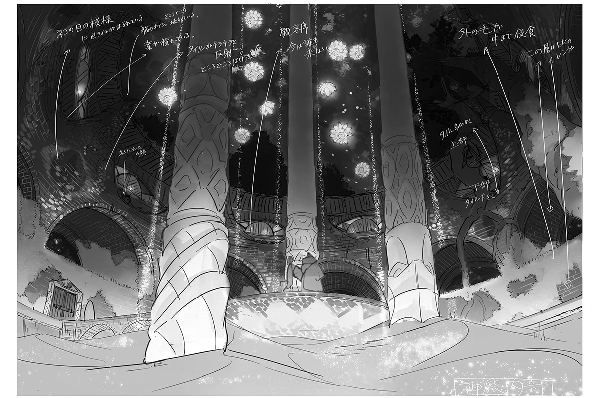 「泣きたい私は猫をかぶる」設定画