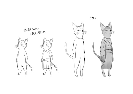 「泣きたい私は猫をかぶる」設定画