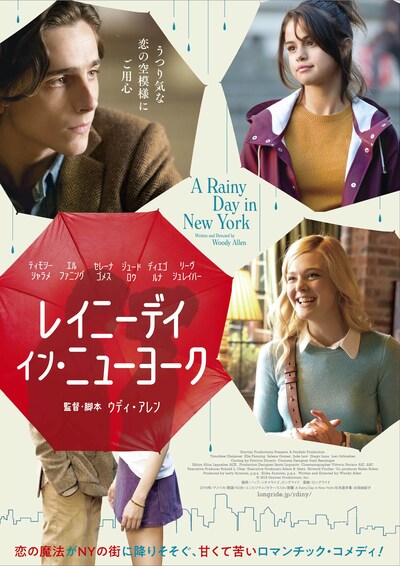 「レイニーデイ・イン・ニューヨーク」ビジュアル
