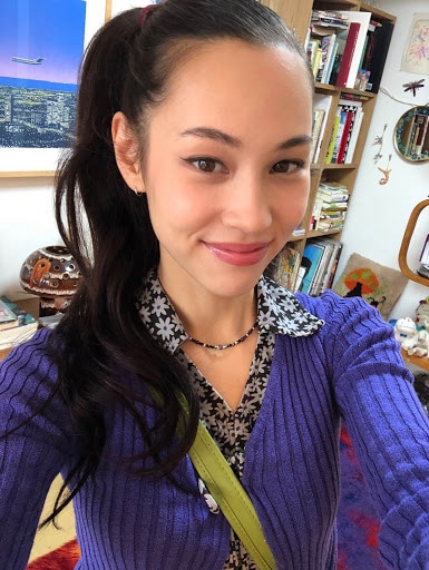 水原希子の自撮り写真。