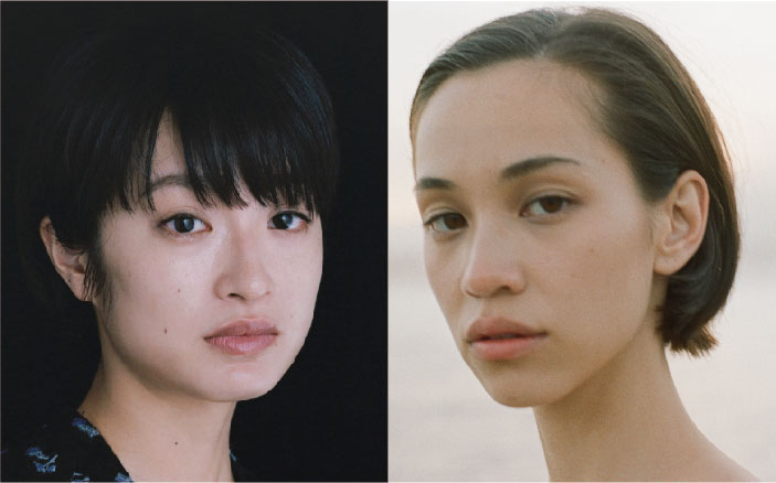 左から門脇麦、水原希子。