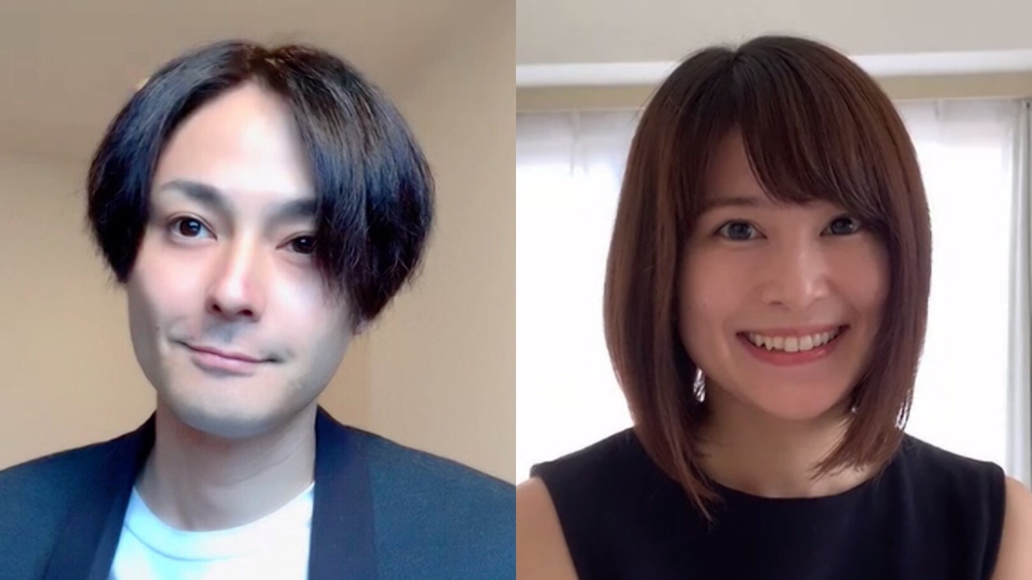 左から木村了、佐津川愛美。