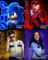「ソニック・ザ・ムービー」キャラポスター