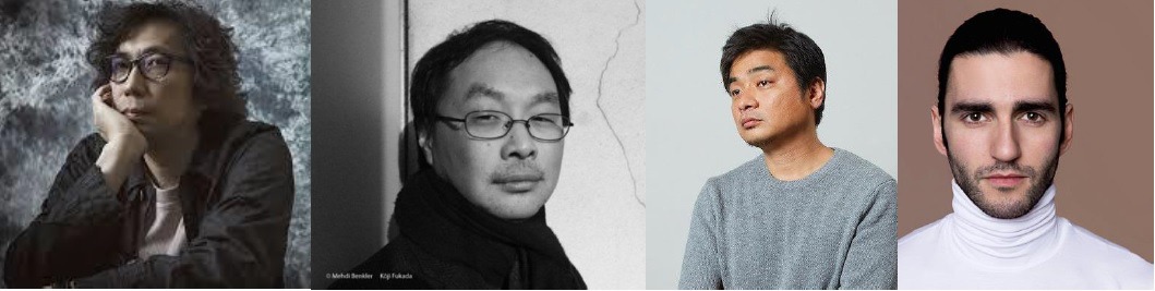 左から行定勲、深田晃司、高崎卓馬、デヤン・ブチン。