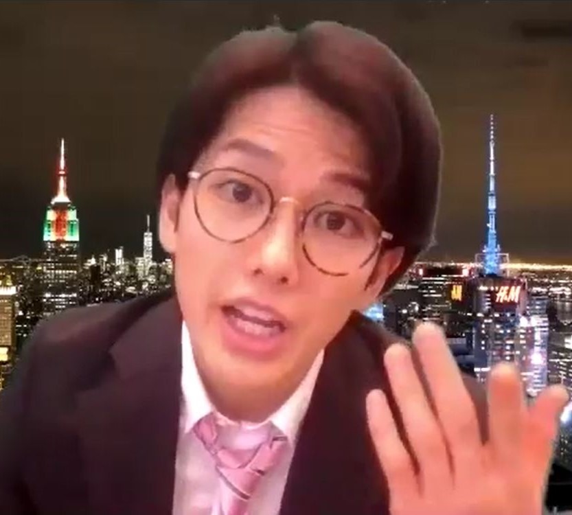 「宇宙同窓会」より、吉村卓也演じる前野。
