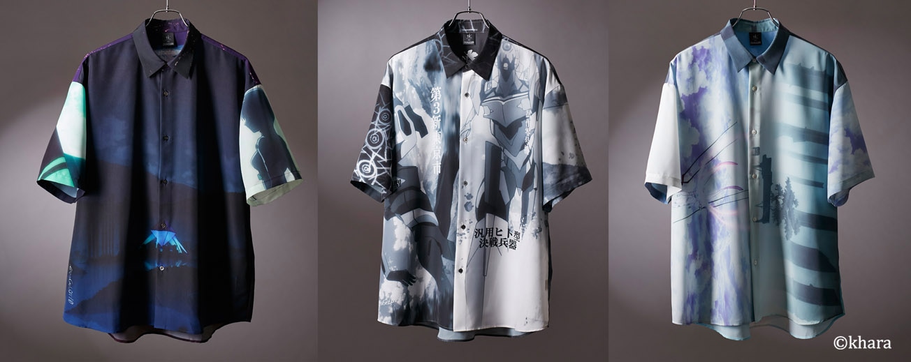 tk.TAKEO KIKUCHI「コラージュシャツ」（各税込1万3200円）