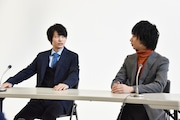左から小澤廉、植田圭輔。