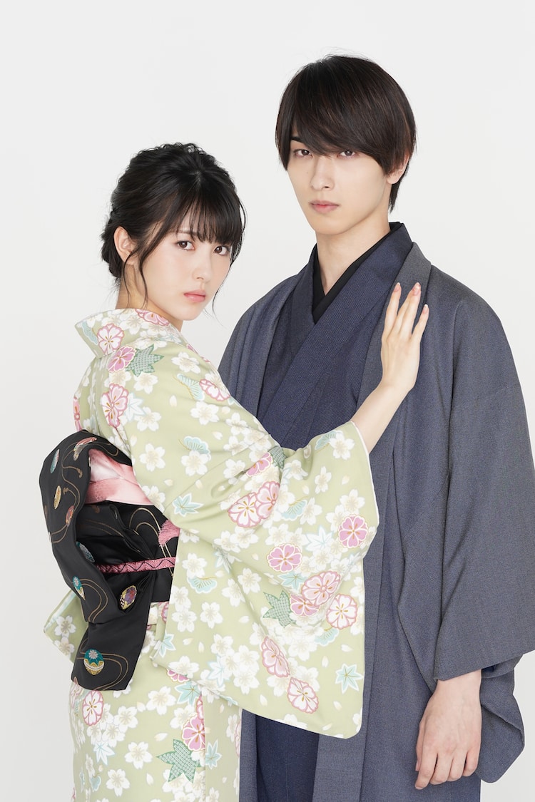 浜辺美波×横浜流星「私たちはどうかしている」の和装ビジュアル＆オフ 