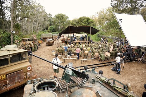 「デンジャー・クロース 極限着弾」メイキング写真